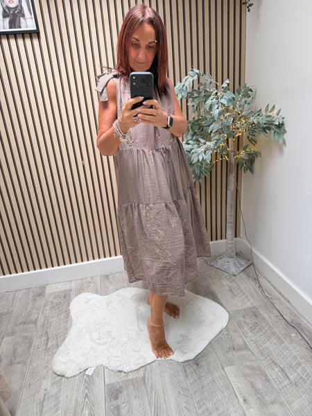 Fly Out  Tiered Swing   Dress