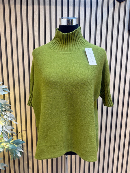 Soft knit Ribbed Neck Jumper