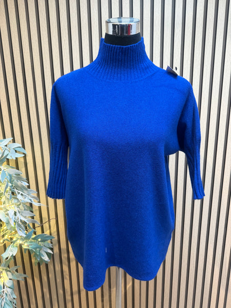 Soft knit Ribbed Neck Jumper