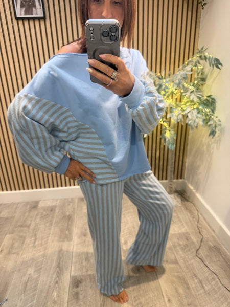 Striped Palazzo / Top   set