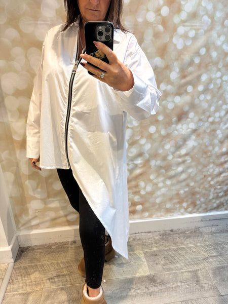 ID Asymetrical Zip Shirt