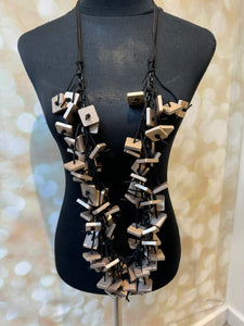 Metallic Square Necklace