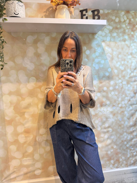 Silky Knit Boxy Jumper