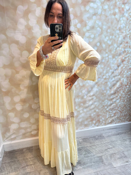 Cheesecloth Maxi Dress