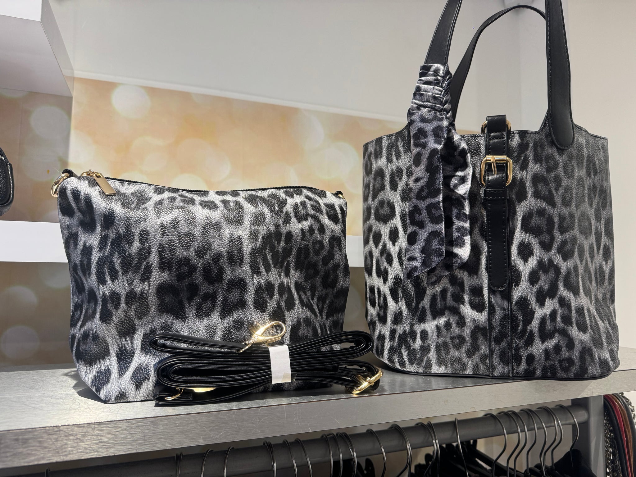 Leopard Bucket Bag