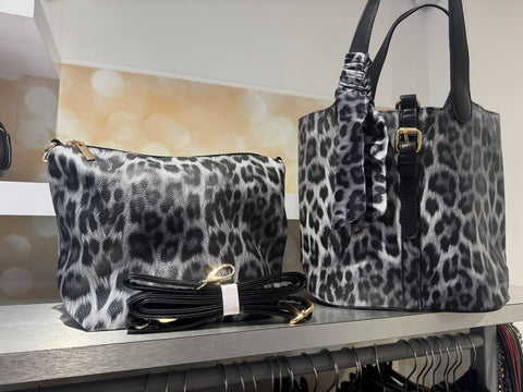 Leopard Bucket Bag