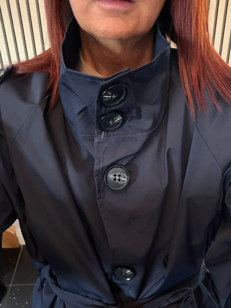 Curve Belted Trench Coat