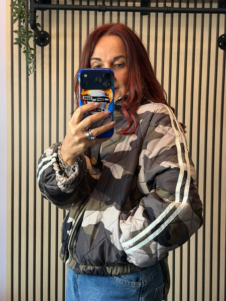 Quilted  Bomber Jacket