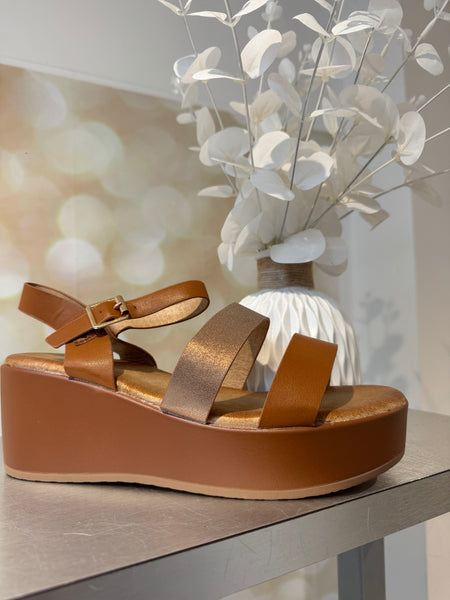 Wedge Double Strap Sandal