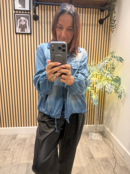 Lightweight Denim Shacket