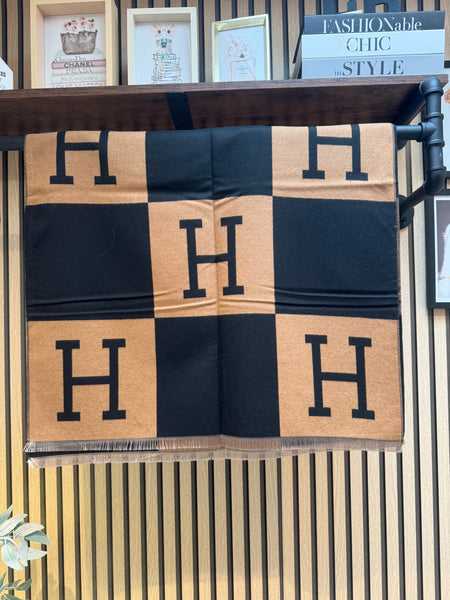 Inspired Wooly Cashmere Feel  Scarf