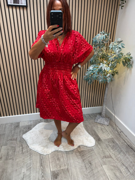 Floral Applique Dress
