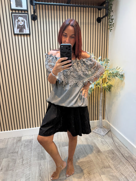 Bardot Lace top