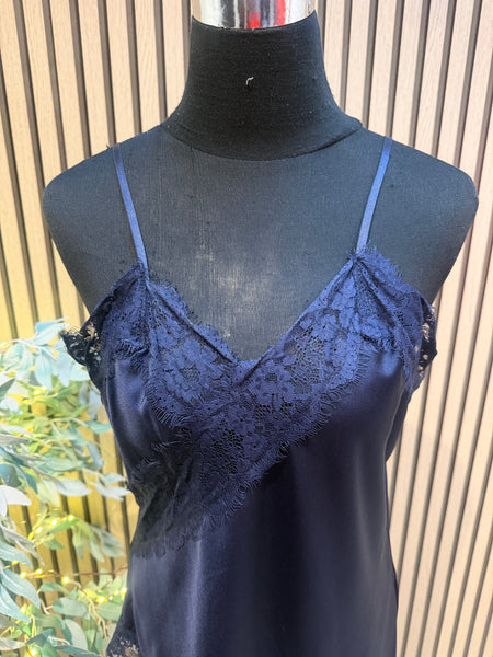 Studio Silky Cami Top with lace trim