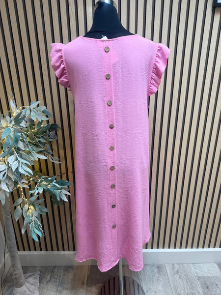 Button back Dress