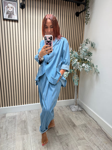 ID 2 Piece Pinstripe set - Trousers / Jacket