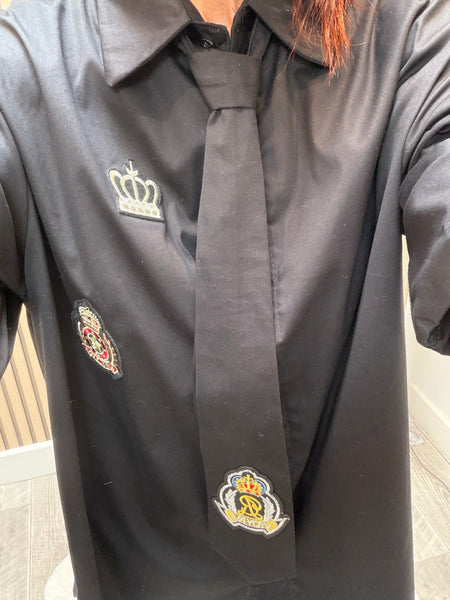 Zeta Otto Badged Shirt/Tie