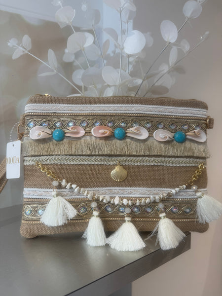 Hessian Clutch Bags