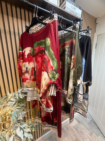Riviera silky Palazzo trousers /Tunic