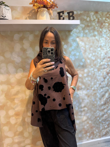 ID Holey  Sleeveless Tunic
