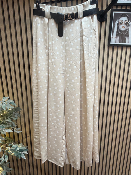 Polka Dot Palazzo  trousers