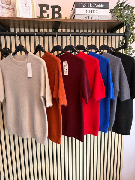 Soft Touch Jumper with short sleeves
