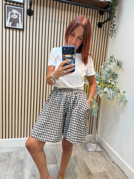 Gingham floaty  Shorts