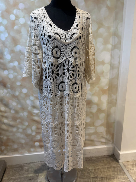 Crochet Midi Dress