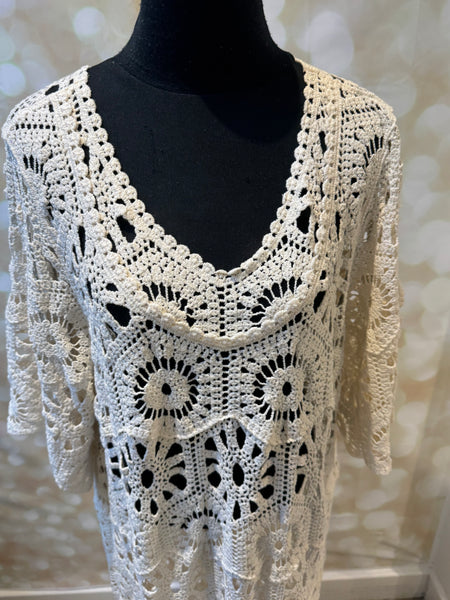 Crochet Midi Dress