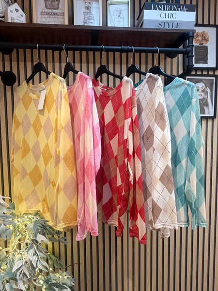 Curve Sheer Layering Top