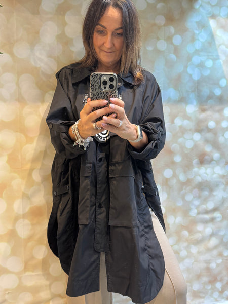 Fly Midi Hooded Coat