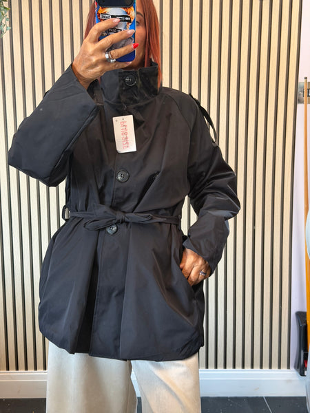 Curve Belted Trench Coat