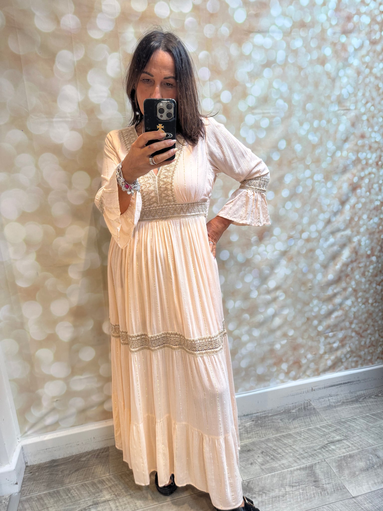 Cheesecloth Maxi Dress