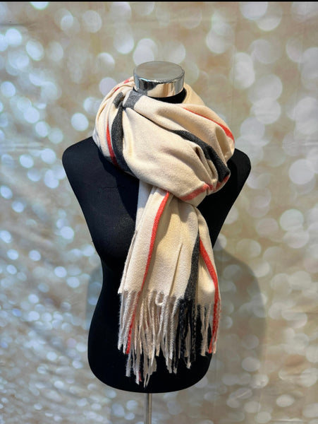 Inspired Wooly Cashmere Feel  Scarf