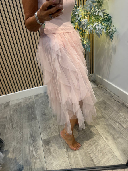 Tulle skirt Knitted Dress