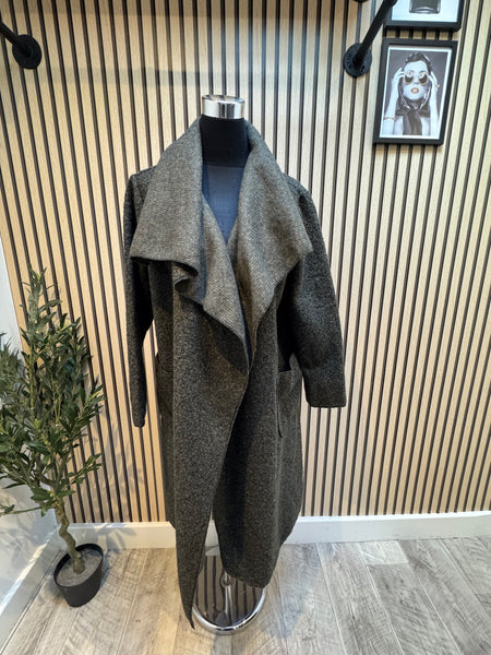 Waterfall Wool Mix Coat