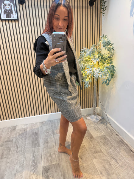 Studio Tweed 2 Piece Skirt/waistcoat Set