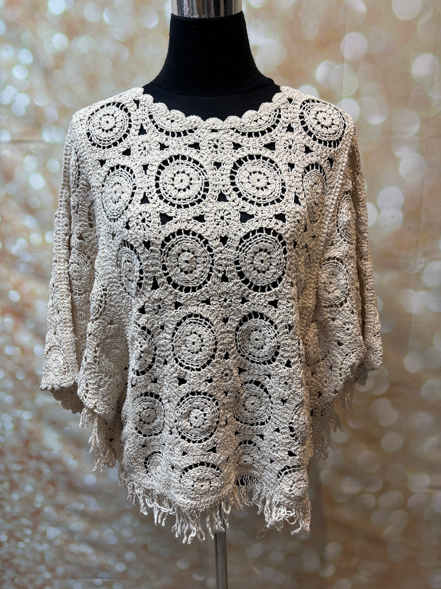 Crochet tassel top
