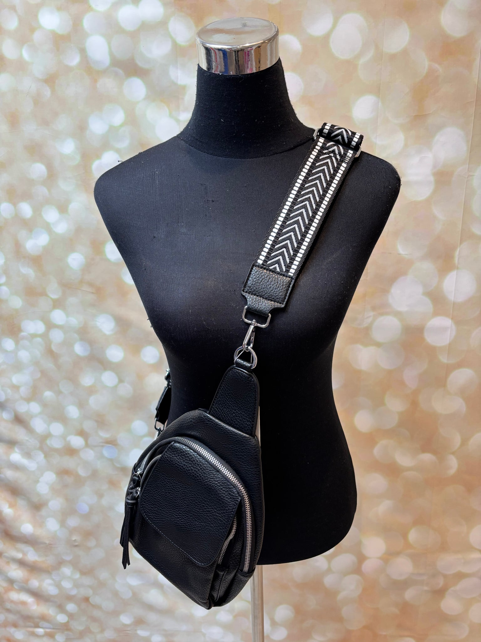 Across body Bag with tapestry strap