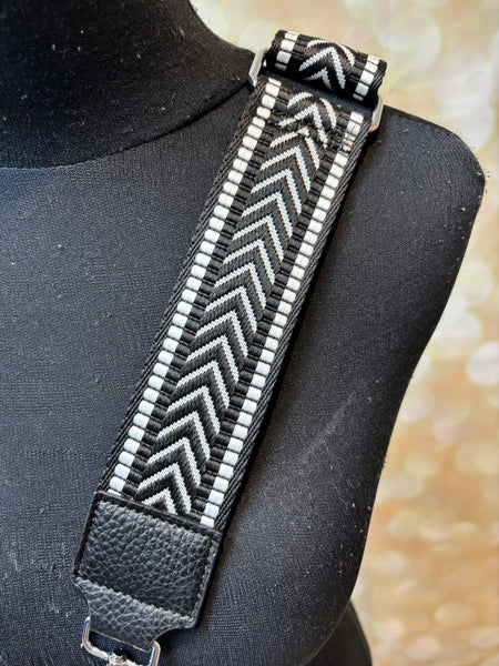 Across body Bag with tapestry strap