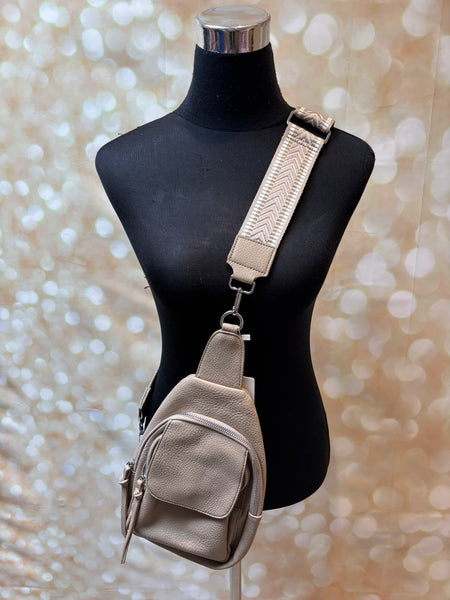 Across body Bag with tapestry strap