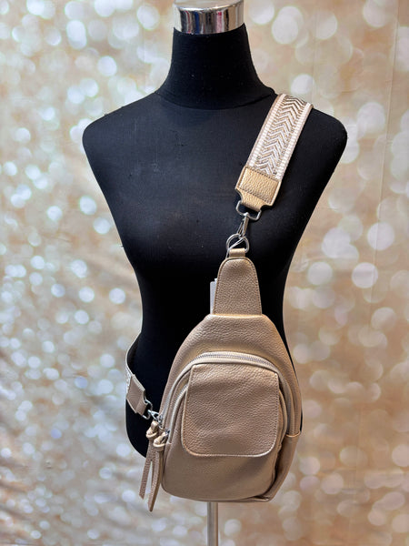 Across body Bag with tapestry strap