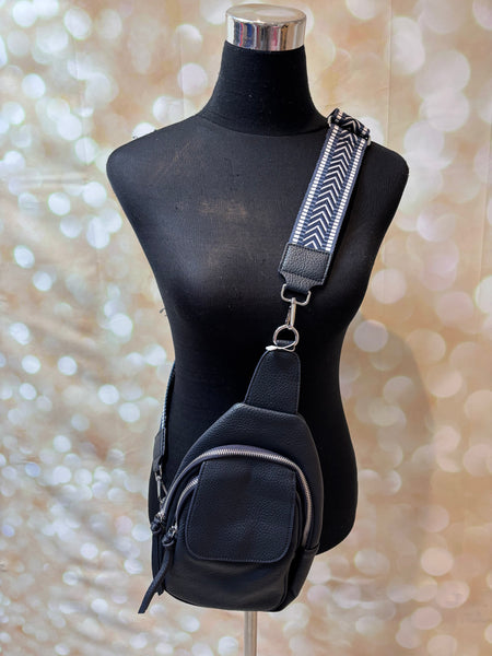 Across body Bag with tapestry strap