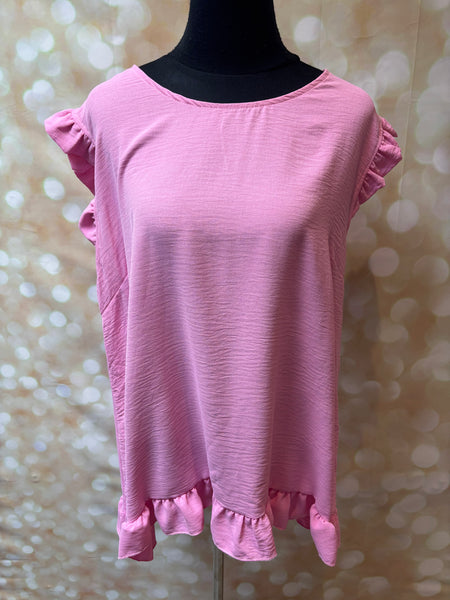Button back shorts set