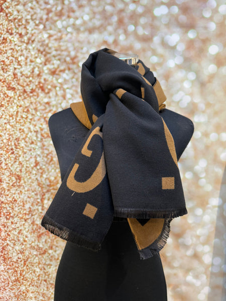 Inspired Wooly Cashmere Feel  Scarf