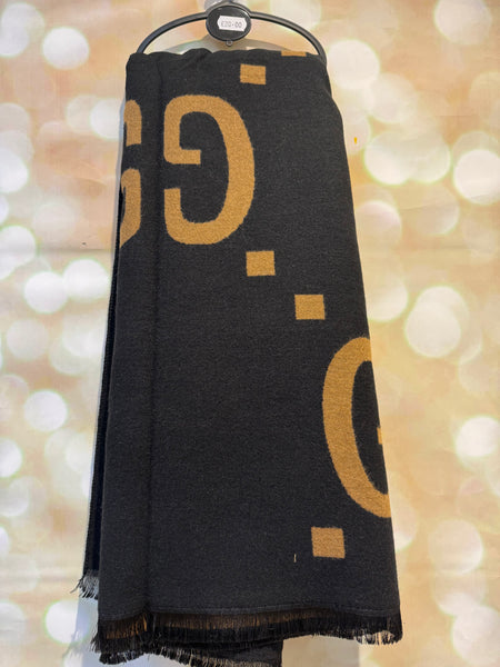 Inspired Wooly Cashmere Feel  Scarf