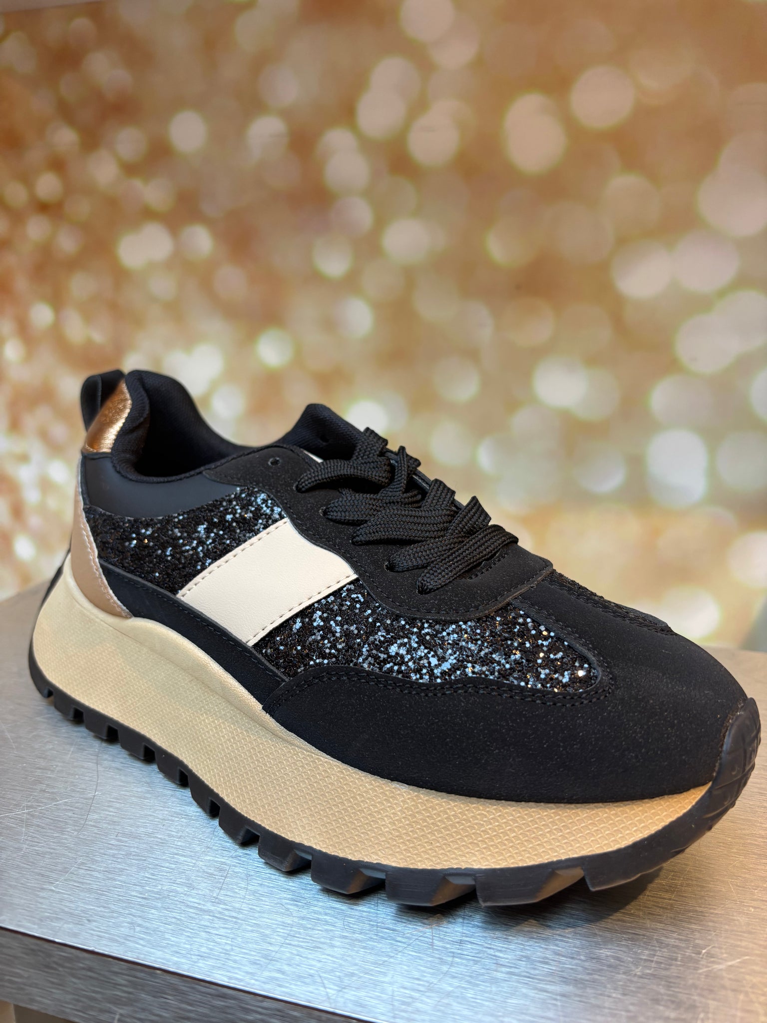 Chunky Glitter Trainer