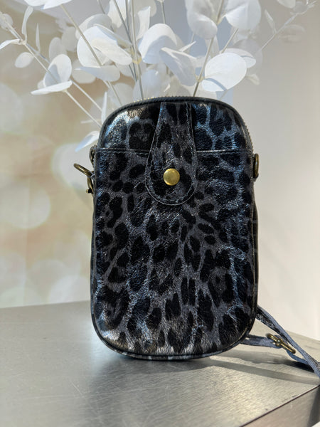 Leather Across Body Phone bag