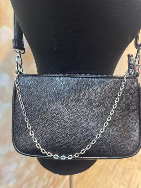 Shoulder bag with chain strap