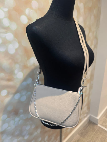 Shoulder bag with chain strap